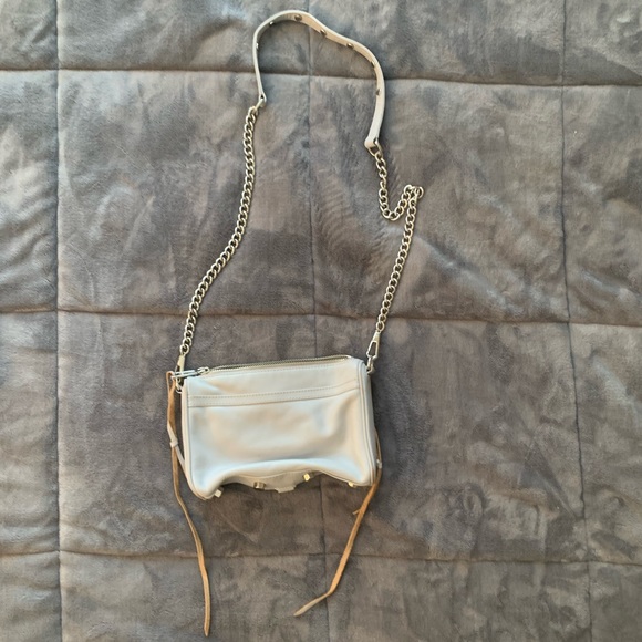 Rebecca Minkoff Mini M.A.C. Crossbody Purse Smoke Grey - Picture 3 of 15